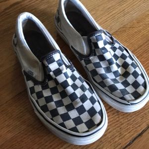 Checkered Slip on Vans